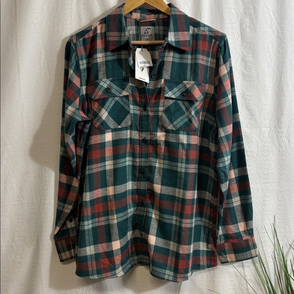 Ascend Button front Flannel